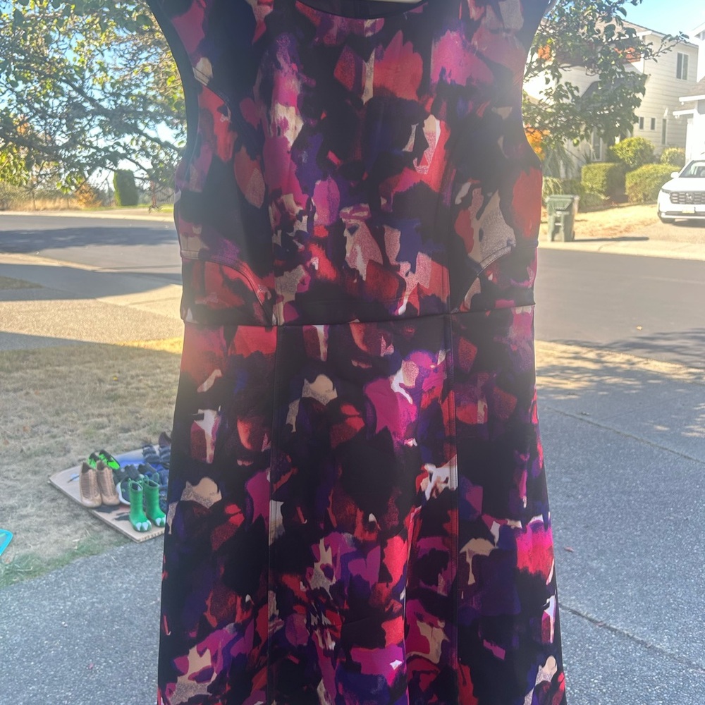 Cynthia Rowley Vibrant Purple and Pink Mini Dress